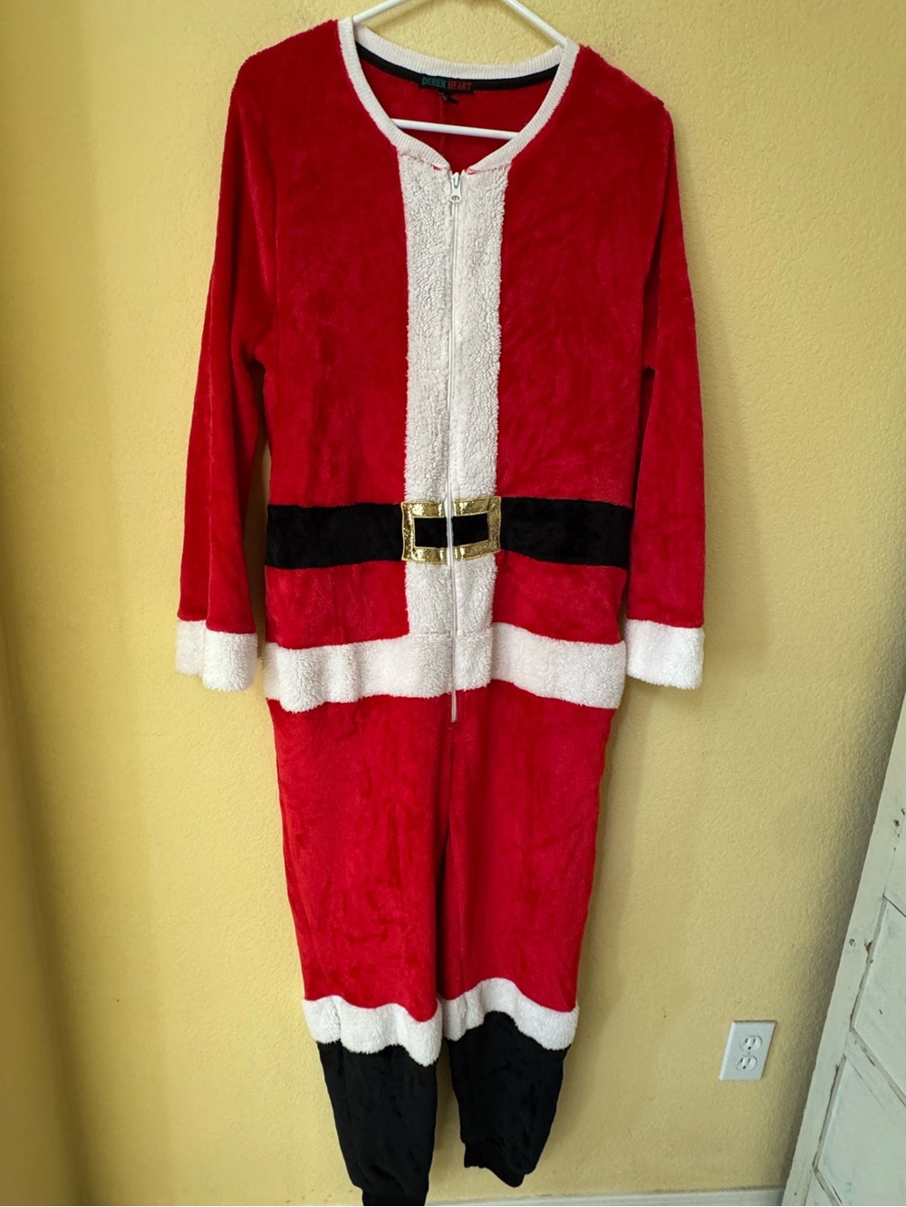 Derek Heart Santa Onesie Costume Size XL